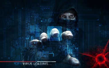 tehlikeli hacker çalmak veri-kavram