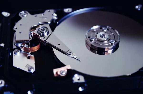 Computer Hard drive  open — Stock Photo, Image