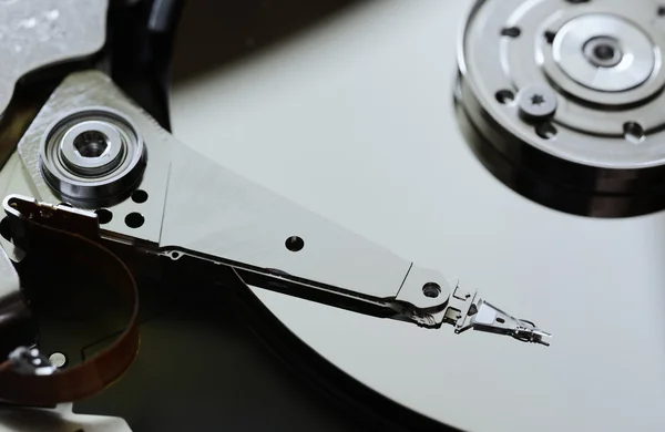 컴퓨터 하드 드라이브 오픈 — 스톡 사진