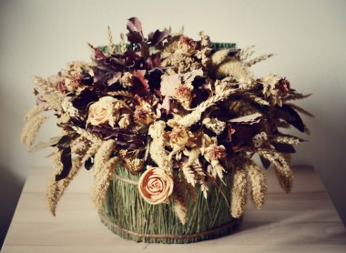 bileşimi kuru çiçekler