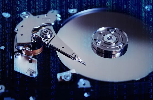 Computer Hard drive  open — Stock Photo, Image