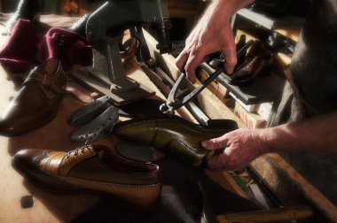 lüks el yapımı erkek ayakkabı yapım ustası