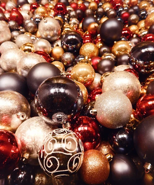 Navidad árbol bolas fondo —  Fotos de Stock