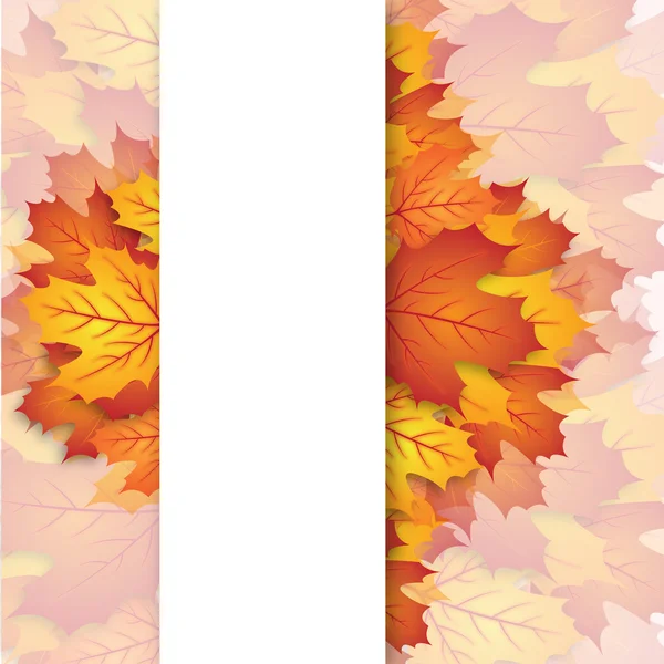 Yapraklı sonbahar arkaplanı