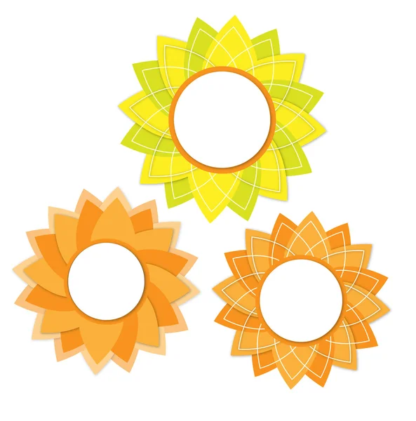 Parlak güneşli çelenk