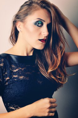 Güzellik Portresi. saç modeli.