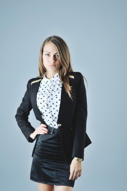 iş kadın portresi. çapraz kol .