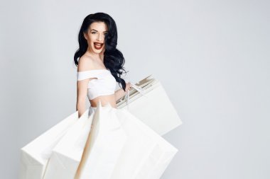 seksi alışveriş kız