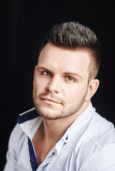 Stylish guy close up portrait — Stock Photo, Image