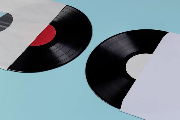 Twee vinyl records — Stockfoto