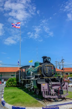 Eski lokomotif, vintage tren Buhar