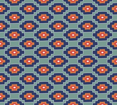 Dikişsiz zarif dekoratif desen. Dekoratif öğeler