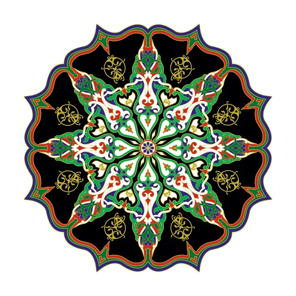 Decoratieve elementen. Oriënteren traditionele sieraad. Mandala. — Stockvector