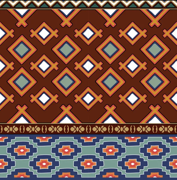 완벽 한 우아한 장식 패턴입니다. 아프리카, 인도 민족 예술 테마. — 스톡 벡터