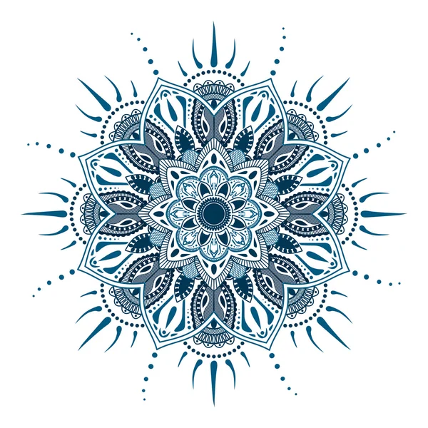 Orienter ornement traditionnel. Mandala . — Image vectorielle