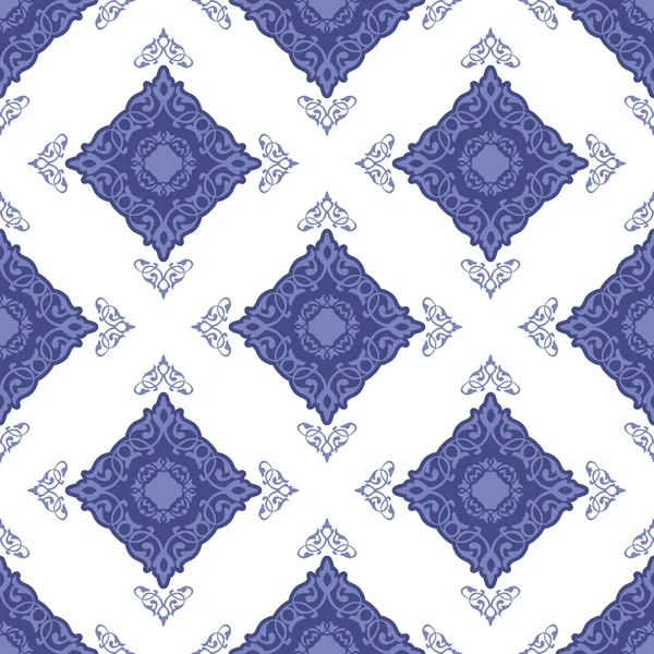 Inconsútil elegante patrón ornamental.Azulejos de cerámica . — Vector de stock