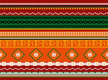 Dikişsiz zarif dekoratif desen. Afrika etnik sanat Tema.
