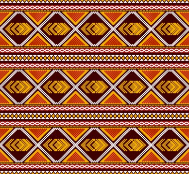 Dikişsiz zarif dekoratif desen. Afrika etnik sanat Tema.