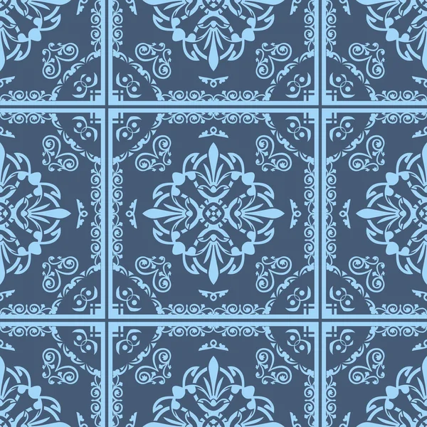 Diseño decorativo elegante sin costuras. Azulejos de cerámica. Orientar ornamento tradicional. Tema Arte oriental y étnico . — Vector de stock