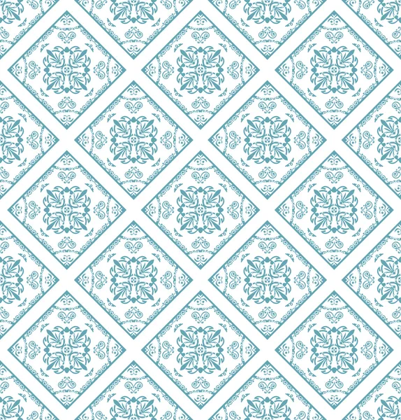 Seamless elegant Ornamental pattern.Ceramic tiles. Orient traditional ornament. Oriental and ethnic art theme. — Stock Vector