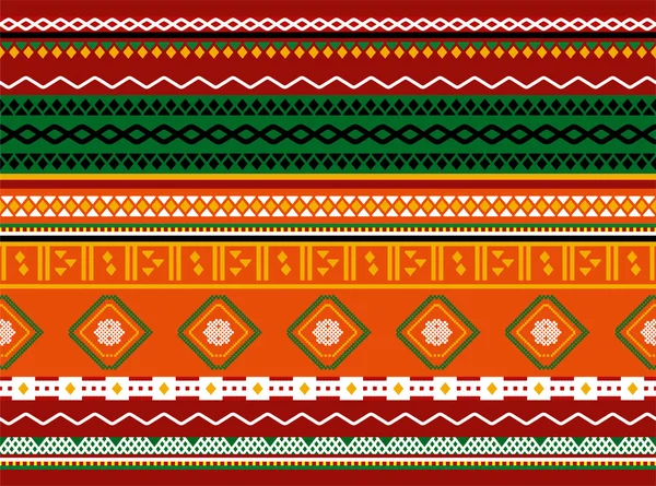 Seamless elegant Ornamental pattern. Africa ethnic art theme. — Stock Vector