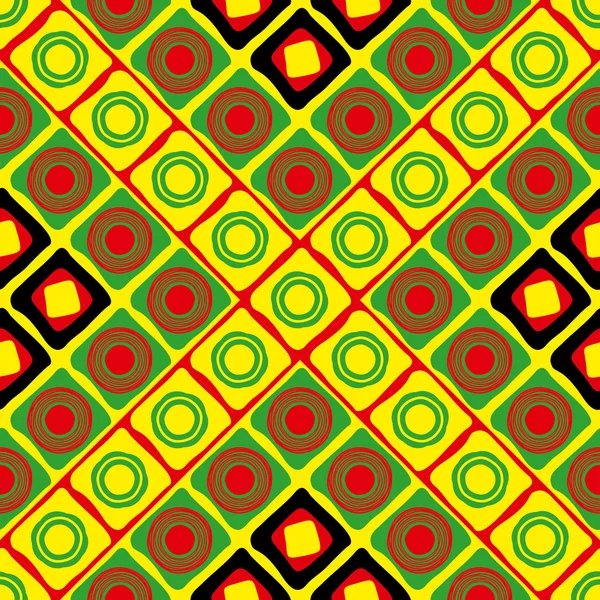 Patrón ornamental elegante sin costuras. África arte étnico tema . — Vector de stock