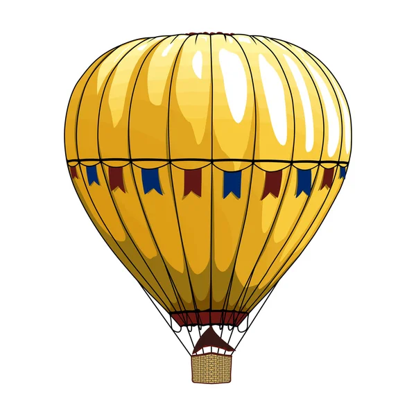 Lucht ballon vectorillustratie — Stockvector