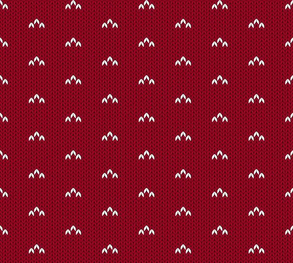 Motif tricoté sans couture. Décorations norvégiennes de pull. Textile texture — Image vectorielle