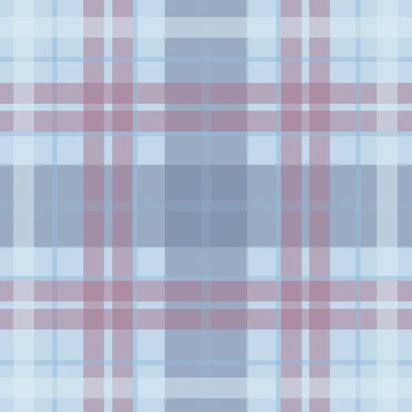 Patrón de tartán escocés sin costura vectorial en azul, púrpura, violeta, blanco. Diseño de bebé celta británico o irlandés para textiles, telas o para envolver, fondos, papel pintado, sitios web — Vector de stock