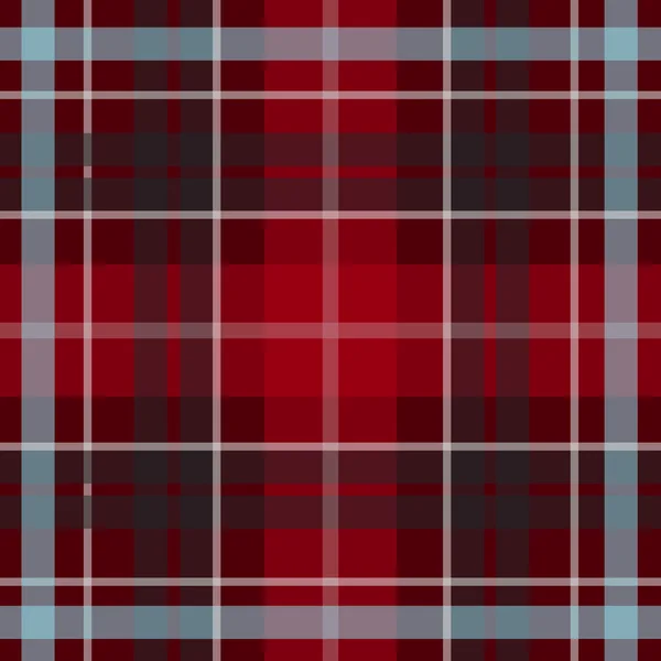 Padrão de tartan escocês sem costura vetorial em vermelho, azul, preto. Britânico ou irlandês celtic design escuro para têxteis, tecidos ou para embrulho, fundos, papel de parede, sites — Vetor de Stock