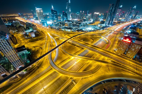 Cruces de carreteras de Dubai —  Fotos de Stock