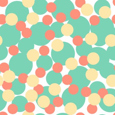 İllüstrasyon renkli daire seamless modeli