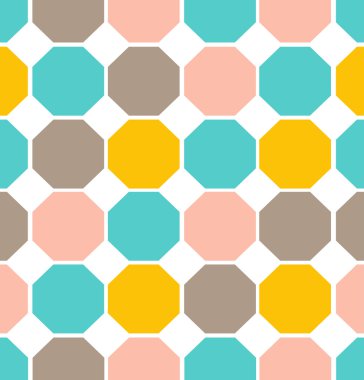 Vektör geometrik çokgen seamless modeli