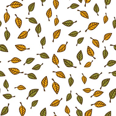 Yaprak Dikişsiz desen arka plan
