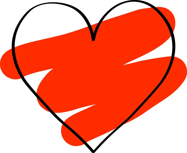 Valentines fond de fête avec des cœurs isolés — Image vectorielle