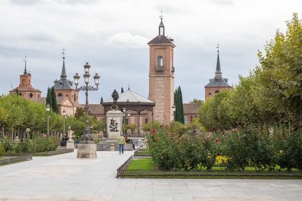 Skyline Old Center Alcala Henares Madrid Province Spain Writer Cervantes — Stockfoto