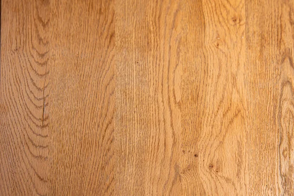 Mesa Madera Roble Con Hermosas Venas Barnizadas Con Producto Transparente —  Fotos de Stock