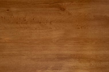 Top of a single piece of brown wood with horizontal grains. Vector wood texture