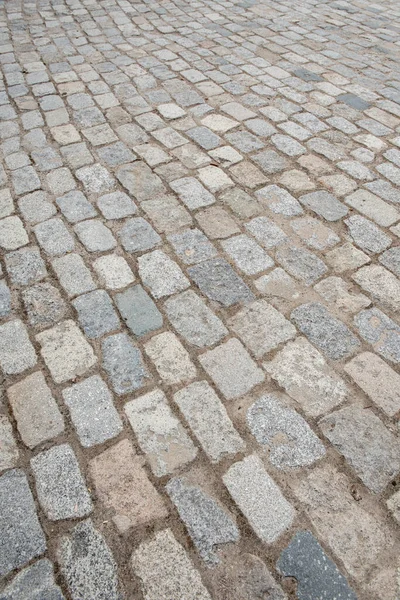 Pietre Calcaree Che Pavimentano Pavimento Una Strada — Foto Stock