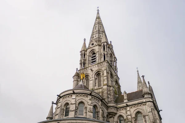 Tours Ange Cathédrale Cork Dans Sud Irlande Jour Gris Typique — Photo