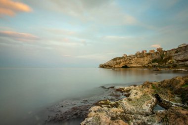 Türk Karadeniz kıyısında gün doğumu