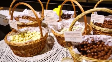 prestijli şekerlemeler butik çikolata rakamlar formları çeşitli sergiledi.