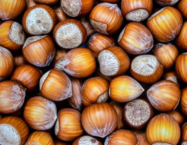 Fındık yüzeyi doğal ceviz dokusunu ve organik besin detaylarını gösteriyor.