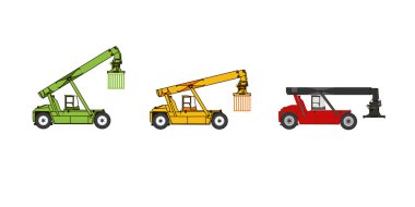 Detaylı ulaşmak Yığıcı vektör çizim