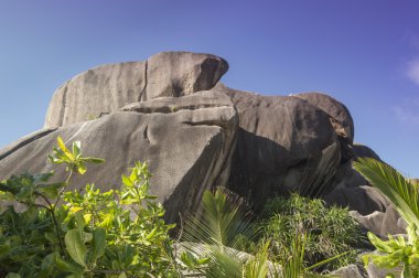 La Digue granit kayalar