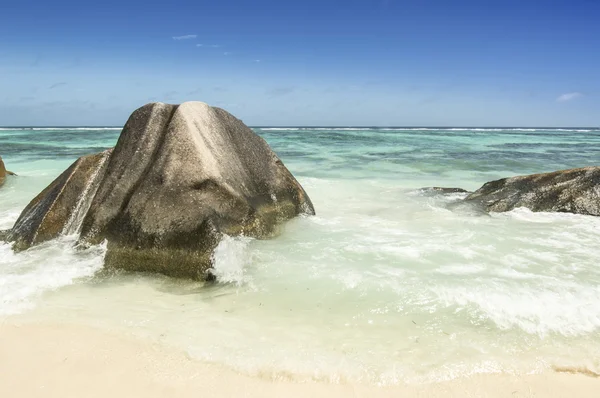 Anse kaynak d'argent beach, la digue Adası, Seyşel Adaları