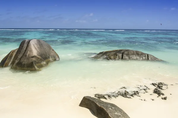 Anse kaynak d'argent beach, la digue Adası, Seyşel Adaları