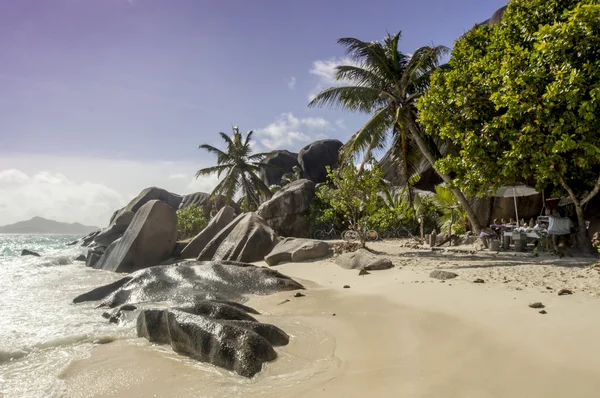 Anse kaynak d'Argent beach