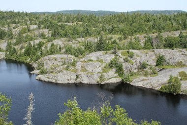 Yarıya kadar göl Pukaskwa Np