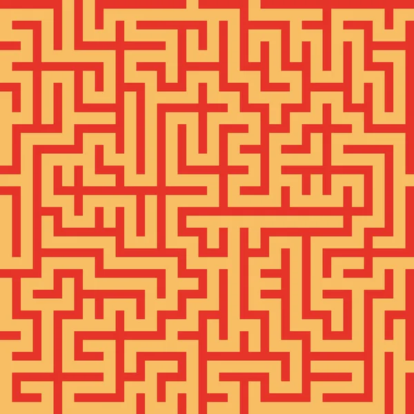 Maze Naadloos Patroon Abstracte Textieldruk Vectorillustratie — Stockvector